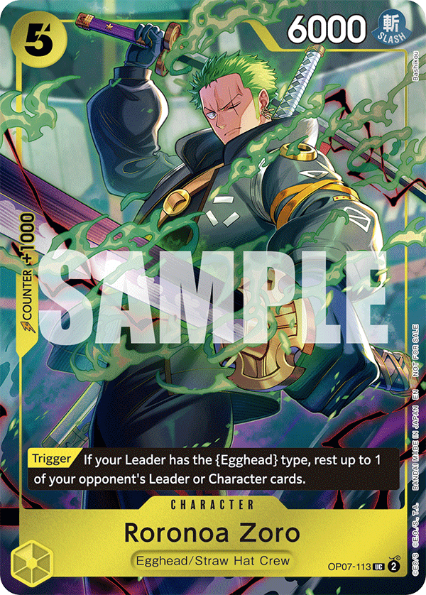 Roronoa Zoro (Regional Participation Pack 2026 Vol.1) full card art