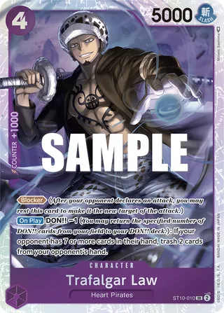 Trafalgar Law #ST10-010 · ST-10: Ultra Deck The Three Captains One Piece card