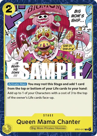Queen Mama Chanter #ST07-017 · ST-07: Starter Deck 7 Big Mom Pirates One Piece card