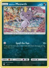 Alolan Meowth · McDonald's Collection 2019 Pokémon card