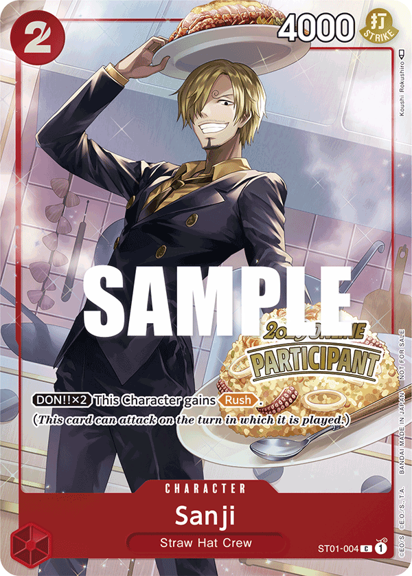Sanji (Online Regional 2023) [Participant] full card art