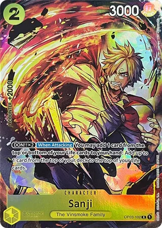 Sanji (Premium Card Collection -BANDAI CARD GAMES Fest. 23-24 Edition-) #OP03-102-premium-card-collection-bandai-card-games-fest-23-24-edition · One Piece Promotion Cards One Piece card
