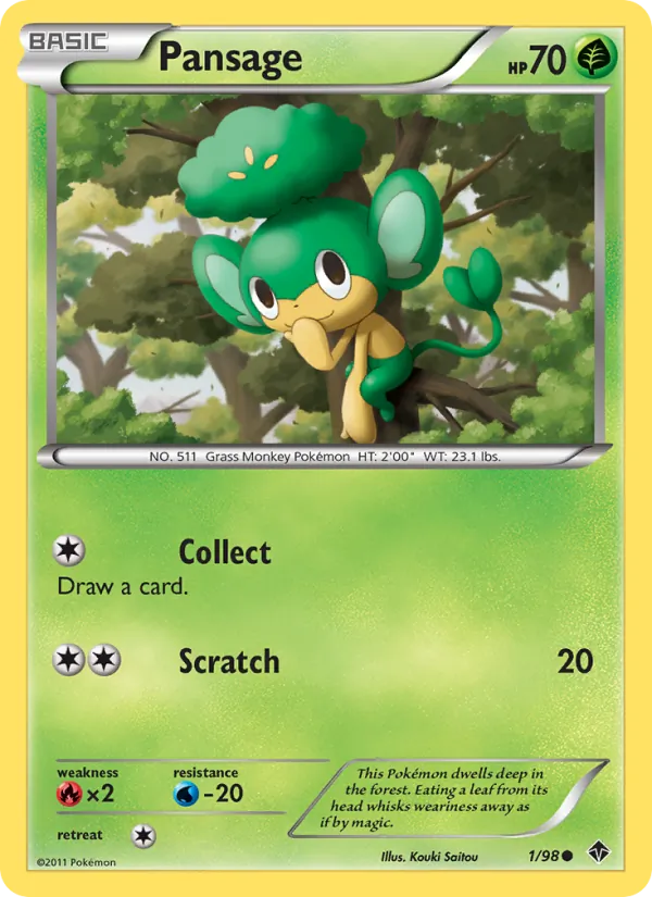 Pansage full card art