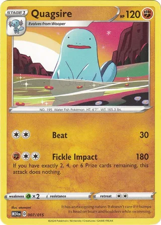 Quagsire #7 · McDonald's Collection 2024 Pokémon card