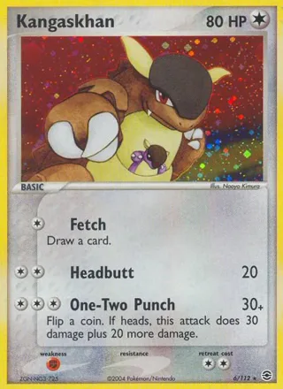 Kangaskhan #6 · FireRed & LeafGreen Pokémon card