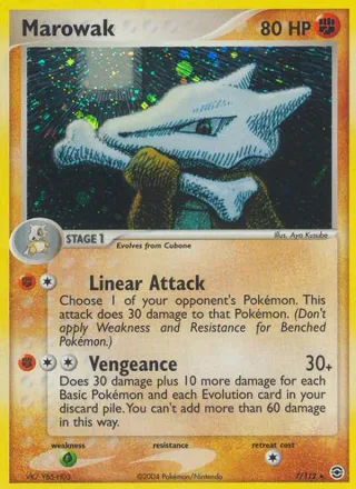 Marowak #7 · FireRed & LeafGreen Pokémon card