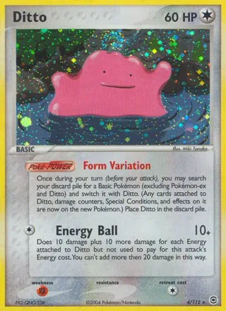 Ditto #4 · FireRed & LeafGreen Pokémon card
