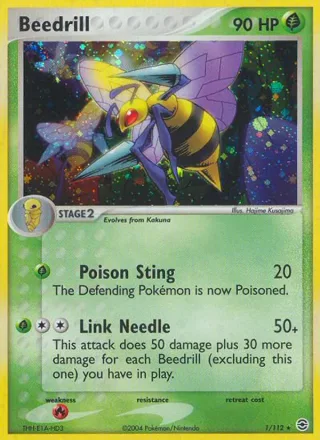 Beedrill #1 · FireRed & LeafGreen Pokémon card