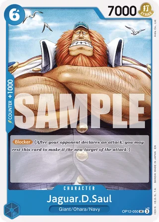 Jaguar.D.Saul #OP12-050 · Legacy of the Master One Piece card