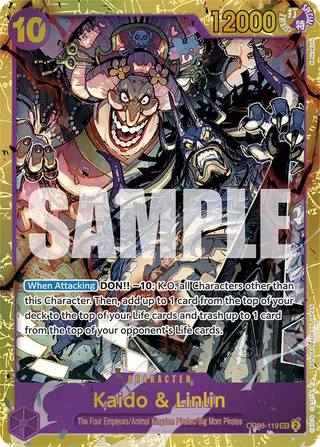 Kaido & Linlin #OP08-119 · Two Legends One Piece card