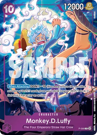 Monkey.D.Luffy (Event Pack Vol. 8) #P-099-event-pack-vol-8 · One Piece Promotion Cards One Piece card