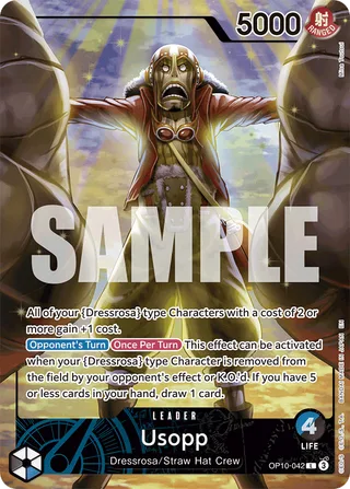 Usopp (Official Playmat -Limited Edition Vol. 3-) #OP10-042-official-playmat-limited-edition-vol-3 · One Piece Promotion Cards One Piece card