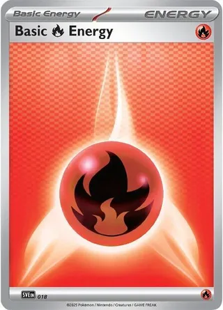 Fire Energy #018 · Scarlet & Violet Energy Pokémon card