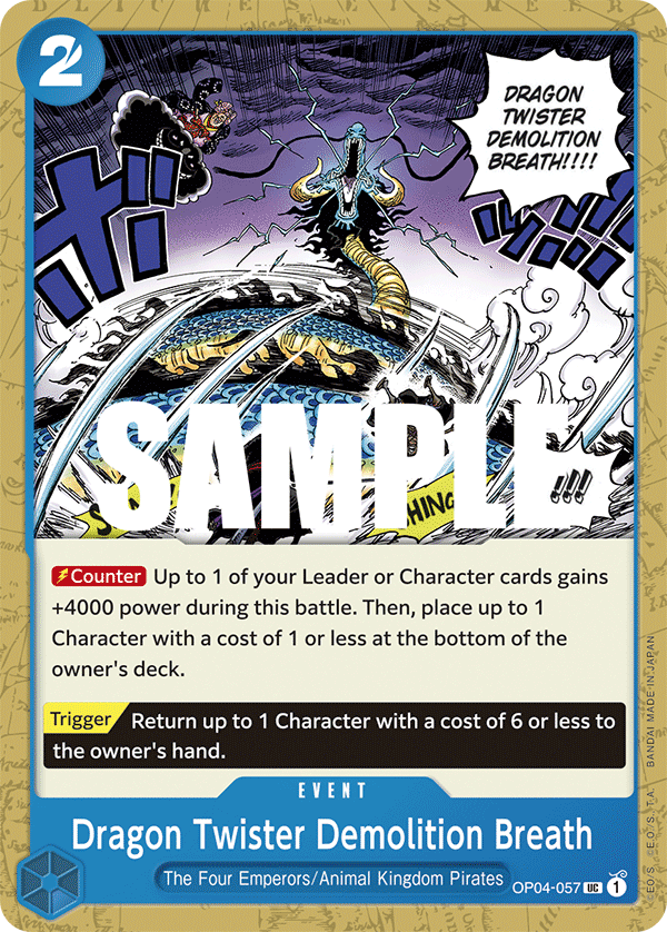 Dragon Twister Demolition Breath full card art