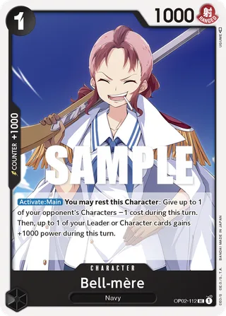 Bell-mere #OP02-112 · Paramount War Pre-Release Cards One Piece card