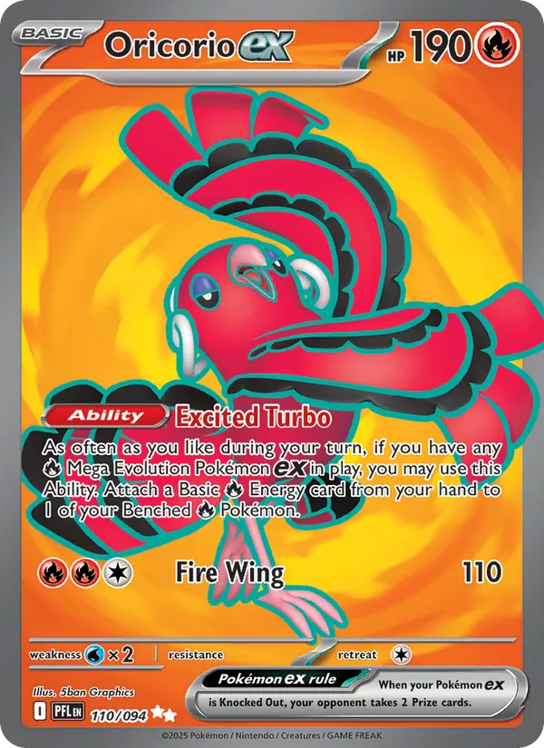 Oricorio ex full card art