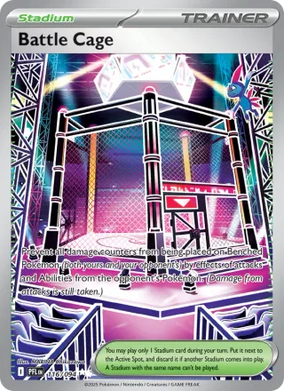 Battle Cage #116 · Phantasmal Flames Pokémon card