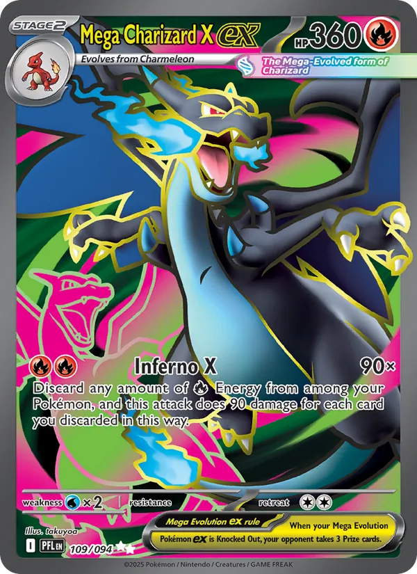 Mega Charizard X ex full card art