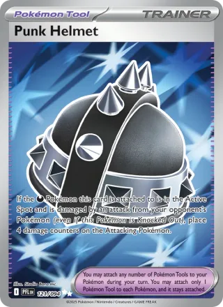 Punk Helmet #121 · Phantasmal Flames Pokémon card