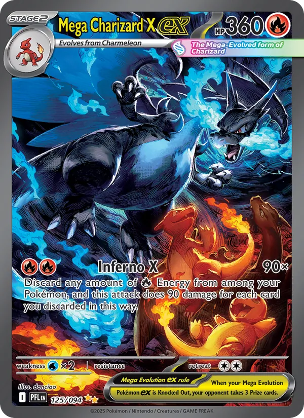 Mega Charizard X ex full card art