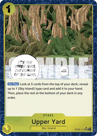 Upper Yard (Alternate Art) #OP05-117-alternate-art · Premium Booster -The Best- One Piece card