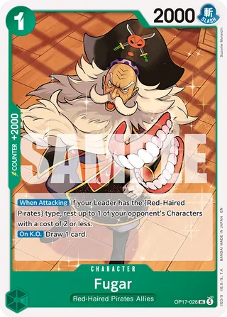 Fugar #OP17-026 · The World's Strongest Warriors One Piece card