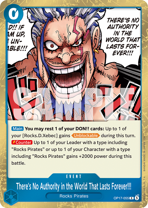 There's No Authority in the World That Lasts Forever!!! full card art