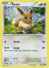 Eevee · McDonald's Collection 2016 Pokémon card