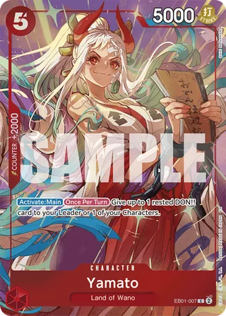 Yamato (Premium Card Collection -Best Selection Vol. 4-) #EB01-007-premium-card-collection-best-selection-vol-4 · One Piece Promotion Cards One Piece card