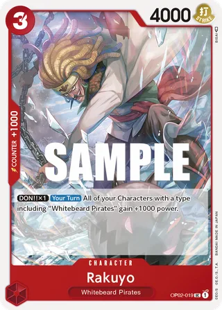 Rakuyo #OP02-019 · ST-15: Starter Deck 15 RED Edward.Newgate One Piece card