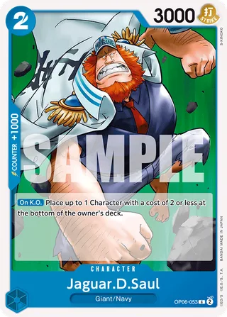 Jaguar.D.Saul #OP06-053 · Wings of the Captain Pre-Release Cards One Piece card