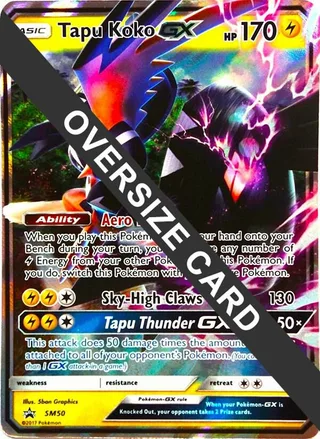 Tapu Koko GX - SM50 #SM50 · Jumbo cards Pokémon card