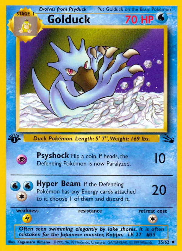 Golduck full card art