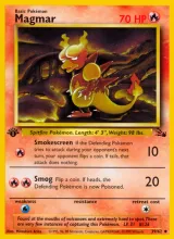 Magmar · Fossil Pokémon card