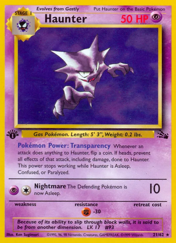 Haunter full card art