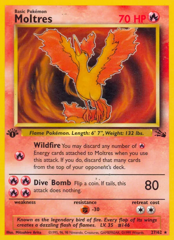 Moltres full card art