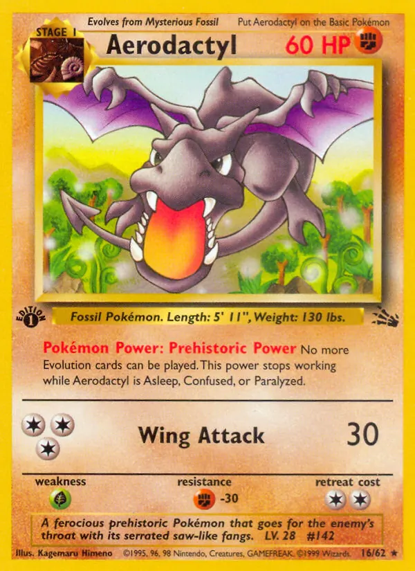 Aerodactyl full card art