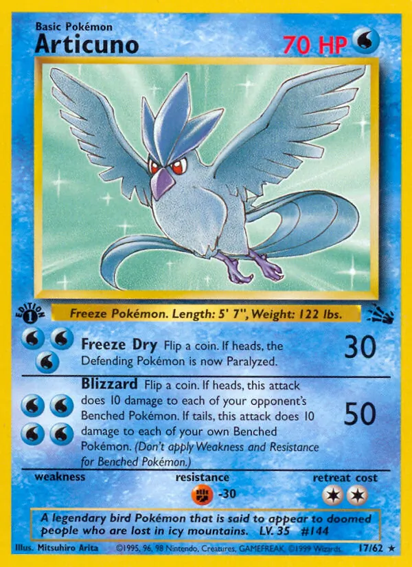 Articuno full card art