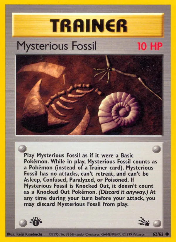 Mysterious Fossil full card art