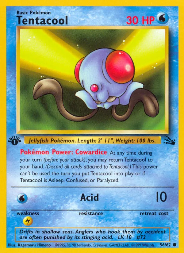 Tentacool full card art