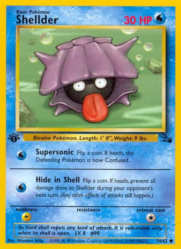 Shellder full card art