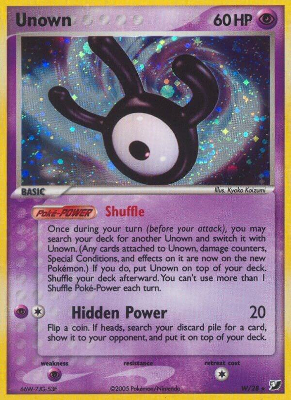 Unown (W) full card art