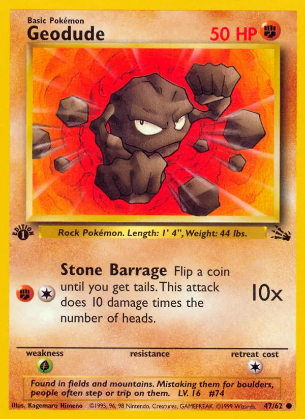Geodude full card art