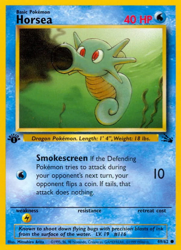 Horsea full card art