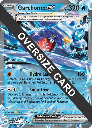 Garchomp ex #038 · Jumbo cards Pokémon card