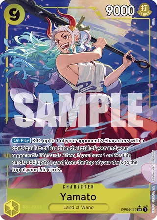 Yamato (Alternate Art) #OP04-112-alternate-art · Premium Booster -The Best- One Piece card
