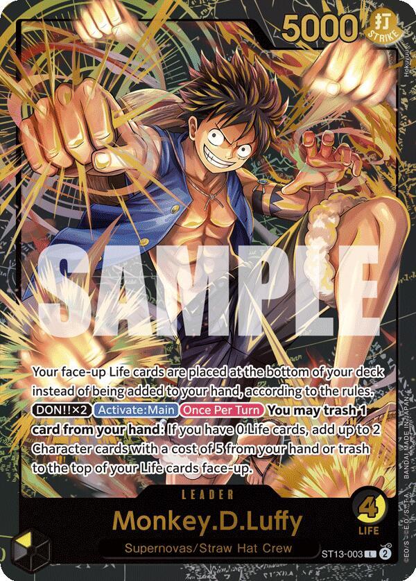 Monkey.D.Luffy (Premium Card Collection -Leader Collection-) full card art