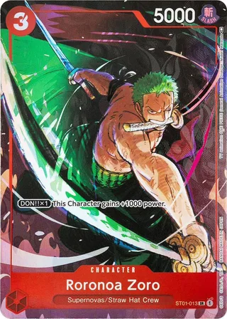 Roronoa Zoro (Gift Collection 2023) #ST01-013-gift-collection-2023 · One Piece Promotion Cards One Piece card