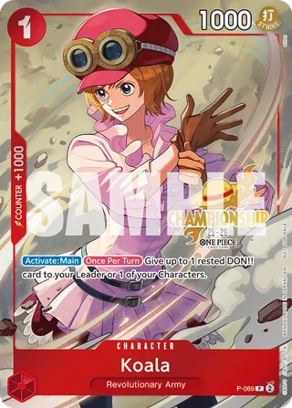 Koala (CS 25-26 Event Pack) #P-069-cs-25-26-event-pack · One Piece Promotion Cards One Piece card