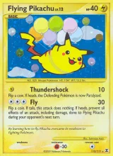 Flying Pikachu · Rising Rivals Pokémon card
